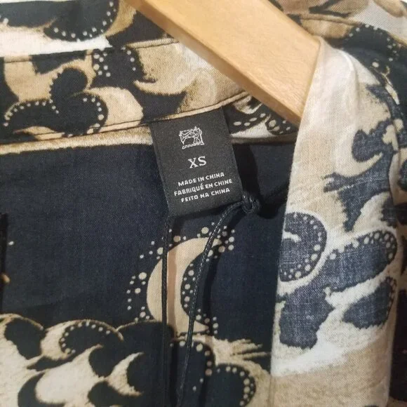 Scotch & Soda Women's Top Lot - Organic Cotton Button Down Up & Turtleneck - XS - Picture 3 of 14